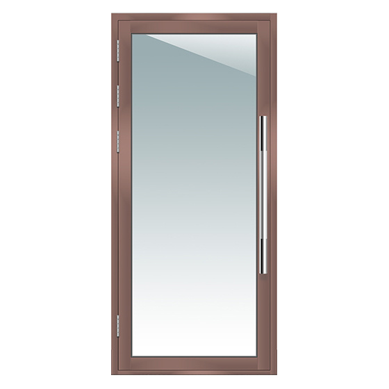 單開(kāi)60型不(bù)鏽鋼隔熱(rè)玻璃防火(huǒ)門(mén)